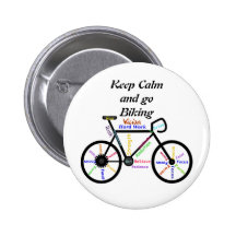 Behalten Sie Ruhe und gehen Sie, mit motivierend W Button