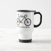 Behalten Sie Ruhe und gehen Sie, mit motivierend W Kaffeetassen