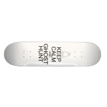 Behalten Sie Ruhe und Geist-Jagd (Parodie) Bedrucktes Skateboard