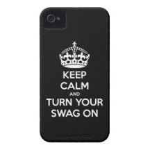 Behalten Sie Ruhe und schalten Sie Ihren Swag ein iPhone 4 Cover