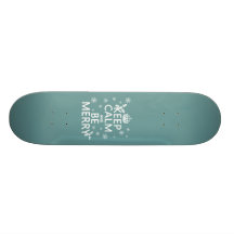 Behalten Sie Ruhe und seien Sie - alle Farben fröh Skateboard Brett