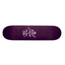 Behalten Sie Ruhe und Spiel an - Musiknoten - alle Skateboard Bretter