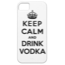Behalten Sie ruhiger und Getränkwodka iPhone 5 Hülle