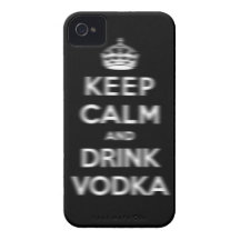 Behalten Sie ruhiger und Getränkwodka Case-Mate iPhone 4 Hülle