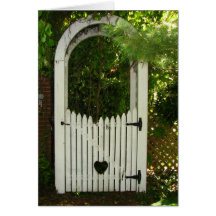 Beileids-Garten-Herz-Laube Grußkarten