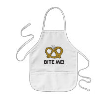 Beißen Sie mich Brezel-Geschenk Schürzen