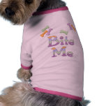 Beißen Sie mich Hundekleid Hund Shirts