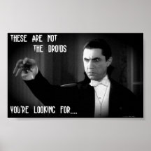 Bela-Diese nicht sind die droids… Plakat