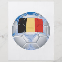 Belgien-Fußball Flyerdesign