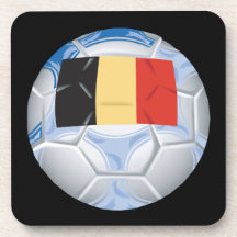 Belgien-Fußball Getränke Untersetzer