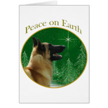Belgier Malinois Frieden Karten