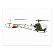 Bell OH-13 Sioux Postkarten