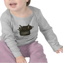 Berechnet nicht Säuglings-lange Hülse Tshirt
