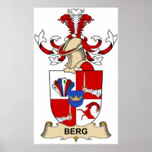 Berg Family Crests Print