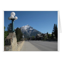Berg Grußkarte