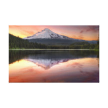 Berg-Hauben-Oregon ausgedehnter Leinwand-Druck Galerie Faltleinwand