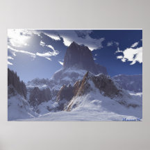 Berg Plakatdruck