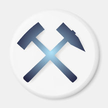 Bergbau mining Symbol Magnete