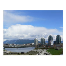 Berge Vancouver, BC Postkarte