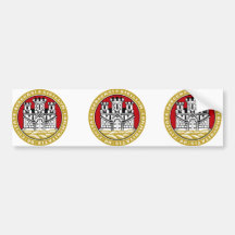 Bergen komm, Norwegen Auto Sticker