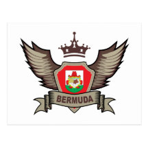 Bermuda-Emblem Postkarten