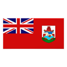 Bermuda-Flagge Kunstfotos