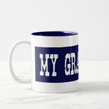 Berühmt ist mein Gras blau Kaffeetasse