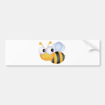 Beschäftigte Biene Auto Sticker