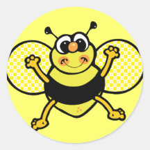 Beschäftigte Biene Sticker