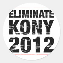 Beseitigen Sie Kony 2012 Sticker