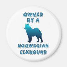 Besessen durch ein Elkhound Magnete