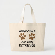 Besessen durch ein golden retriever leinentasche