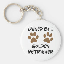 Besessen durch ein golden retriever schlüsselanhänger