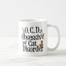 Besessene Katzen-Störung Kaffee Tassen