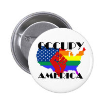 Besetzen Sie Amerika - LGBTQ Anstecknadel
