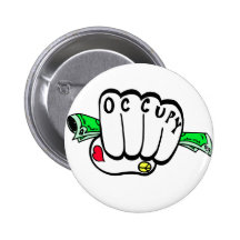 Besetzen Sie Anstecknadelbuttons