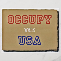 Besetzen Sie die USA Personalisierte Flyer
