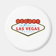 Besetzen Sie Las Vegas Kühlschrankmagnet