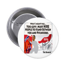 Besetzen Sie Obama Anstecknadelbutton