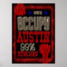 Besetzen Sie Protest Austins OWS das 99-Prozent-st