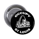 Besetzen Sie St. Louis Anstecknadelbuttons