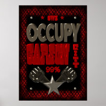 Besetzen Sie starkes Plakat Protestes 99 Carson Ci