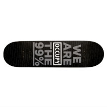 Besetzen Sie Wallstreet/We sind das 99 Prozent-Ska Individuelle Skatedecks