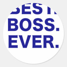 Best Boss Ever Stickers