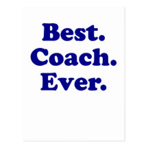 Best Coach Ever Postcards