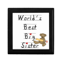 Beste die große Schwester-Geschenke der Welt Schmuckschachtel