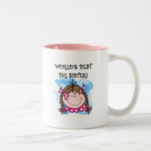 Beste die große Schwester-T-Shirts der brünette We Tee Tasse