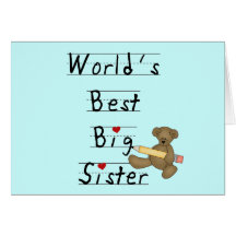 Beste die große Schwester-T-Shirts und Geschenke d Karten