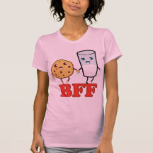 BESTE FREUNDIN, Plätzchen und Milch T-shirts