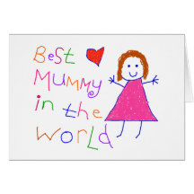 Beste Mama in der Welt Grußkarte